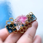 春晴の池～桜金魚のヘアクリップ
