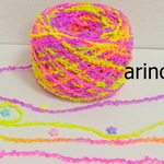 570★ネオンカラフルスラリット★素材糸20g