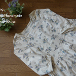natural*(LL)春色花ワンピース