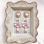 バレリーナのピアス　イヤリング　