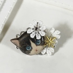 猫ちゃん　プリティーブローチ