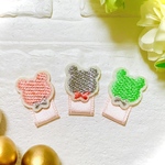 名札つけワッペン　かわいいくま　3点セット　その②