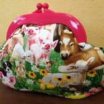 MADAME CHIGNON　がま口ポーチ　lovely　00871