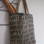 コーヒー豆袋☆トートBAG　From FRANCE