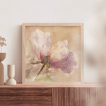 [額縁付き] Verwelkte roos 円熟した薔薇 アートポスター 323×323mm 額装 天然木 ポスターフレーム 木製 北欧 絵画 日本製 お洒落 春 花 APFS008