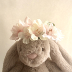 ちょこんと花冠（うさぎさん・他ペット用）・桜バージョン　Flower Crown