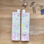 ランドセルベルトカバー ランドセル肩紐カバー ユニコーン ゆめかわ ピンク 女の子 肩紐カバー ラメ 入学グッズ 入学祝い 肩パッド ずれ防止付き
