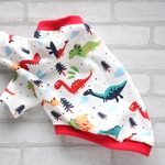 ピックアップSALE☆犬服　恐竜　セットインスリーブハンドメイド