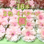 【送料無料】🌸桜さくらレースリボン２色🌸業務用チョーカー【１６本セット】トリミングチョーカー