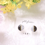 【金具付き値下げ】【ピアス】色華〜ブラック〜