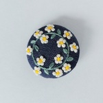 刺繍ヘアゴム