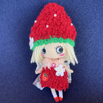 イーマリーちゃん　イアンヌちゃん　春色イチゴコーデワンピース セット（レッド）