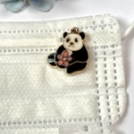 【再販】マスクピアス（パンダ）🐼