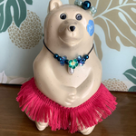 🌺🌴北欧白しろくま貯金箱　雑貨　ハワイアン気分に…｡