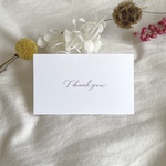 Thank you の消しゴムはんこ  no.11