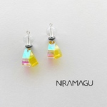 clear  beads ＊neon pvc pierce