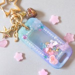 ①美味しそうなシャラシャラタグのキーホルダー　シャカシャカ　レジン