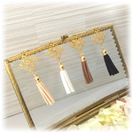 earring/ベーシック スエードタッセル