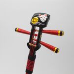 かんざし「三味線」漆黒１８１ 狐面