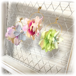 47%off☆SALE 人気NO.3☆pierce/あじさい コットンパール フープ