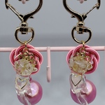 幸せにゃんこ 水琴鈴ホルダー 水引 恋愛運