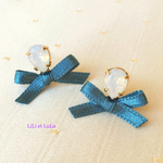 (再販) blue ribbon bijou [スワロフスキークリスタル]ゴールドカラー