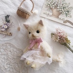パステルイエローの猫ちゃん♡ฅ( ̳• ·̫ • ̳ฅ) pupuBEAR