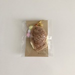 小さい鯛焼き（カスタード）＆団子　刺繍マスコットチャーム