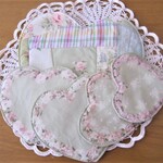 完成品☆ハートのマットとコースターセット