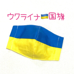 ウクライナ🇺🇦国旗カラー　立体　マスク　幼児用〜大人用まで