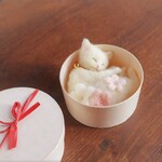 小箱ねこ◆花　Φ10cm★全国発送一律400円