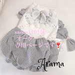 santa1101様オーダー専用ページです❣️ヘアリボン付き☆バルーンワンピース☆パフスリーブお嬢さま　犬服No706