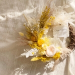祝電フラワーリース"half wreathe" 05