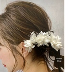 ドライフラワー髪飾り⌇ヘッドパーツ⌇成人式 卒業式 結婚式