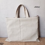 【入園・入学】レッスンバッグ：ナチュラルリネン【0314】