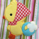 アップリケ　ワッペン　　ひよこbig