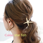 大人可愛い♡スターフィッシュバレッタ ♡gold/silver  シンプル