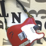 本革ギター型パスケース(Fenderテレキャスモデル)