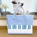 koomagom様専用*サイズオーダー*レッスンバッグ*水色*水玉*リボン