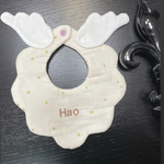 天使の羽のふわふわスタイ　星柄