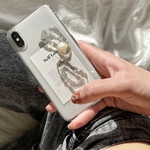 【iPhone14シリーズ対応】【選べるカード】sludge ~スラッジ~￤ニュアンスiPhoneケース￤全機種対応￤クリアケース￤淡水パール