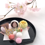 お花見🌸春のちりめん和菓子　9