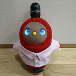ラボット服 / 前開き襟付きシャツ・ストライプ柄 ピンク