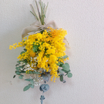 new♡ミモザのスワッグ①💐【送料込】