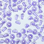 ビーズ　6mm　透明　紫　丸　ファセットカット　1000個　パープル　手芸　アクセサリー　パーツ BD2933