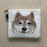 柴犬ポーチ《C》*生成り