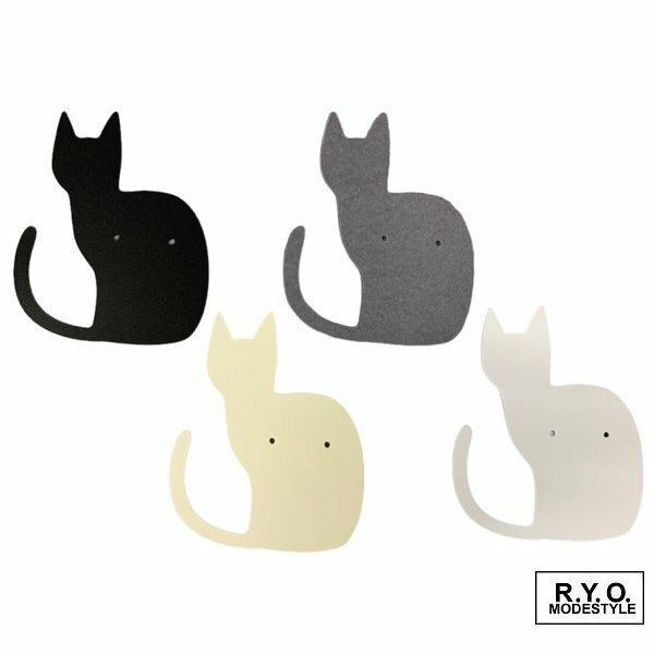 ピアス台紙 ネコ L ＬOGO入れ無料 国産 100枚 4color