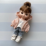 No.441¨̮♡︎ソランちゃん 服¨̮♡︎ ボリュームスリーブ マウンテンパーカー¨̮♡︎ピンク