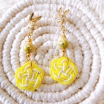 うさぎ 水引 ゴールド ビーズ 黄色 おしゃれ