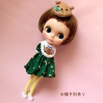 ○受注○BlytheOUTfitꔛ♥クマちゃんバルーンワンピースꔛsupipi39